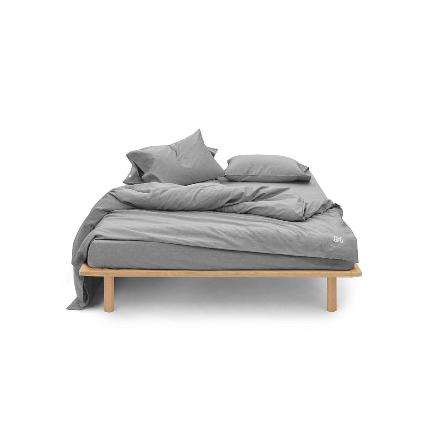 AIZOME Bedsheet Set Made from 100 GOTS Organic Cotton Non-Toxic Plant-Dyed Synthetic Free No Petrochemicals Breathable Hypoallergenic for