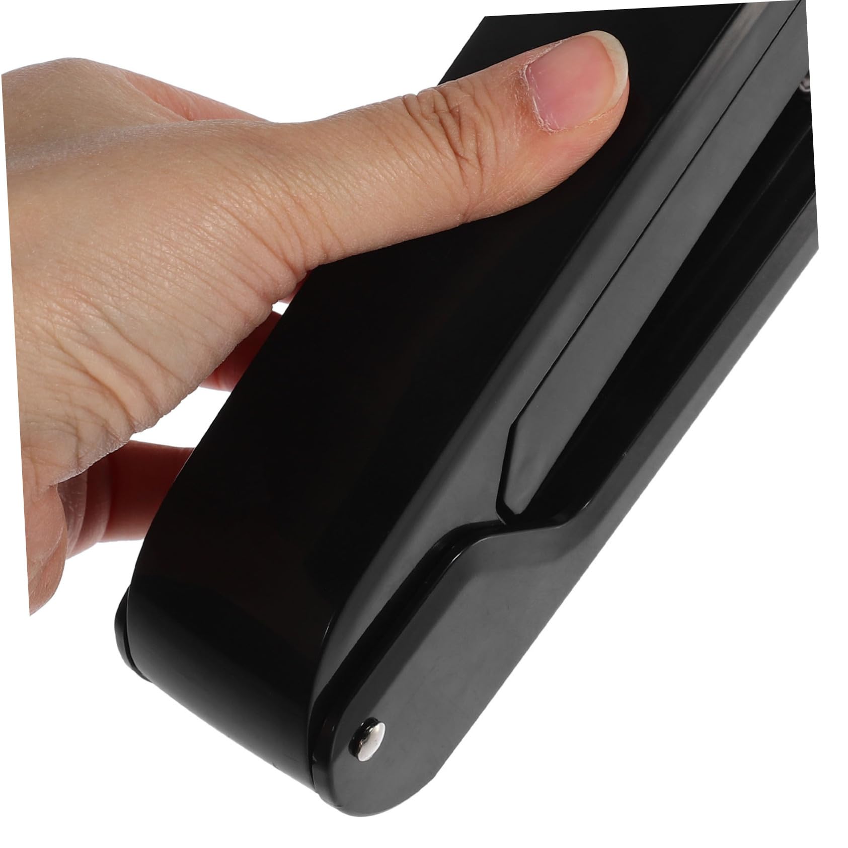jojofuny 4 Stück Rotationshefter kompakter Hefter rotierend Desktop Hefter schwere Ausführung drehbarer Kleinhefter Hefter zum Heften von Büropapier Bürowefter Plastik Black