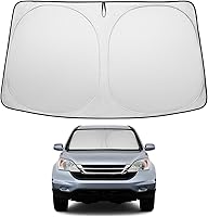Vista 177 de Proadsy 2025 - Parasol para parabrisas actualizado con ajuste personalizado para Nissan Rogue 2014-2020, protector plegable de 4 capas