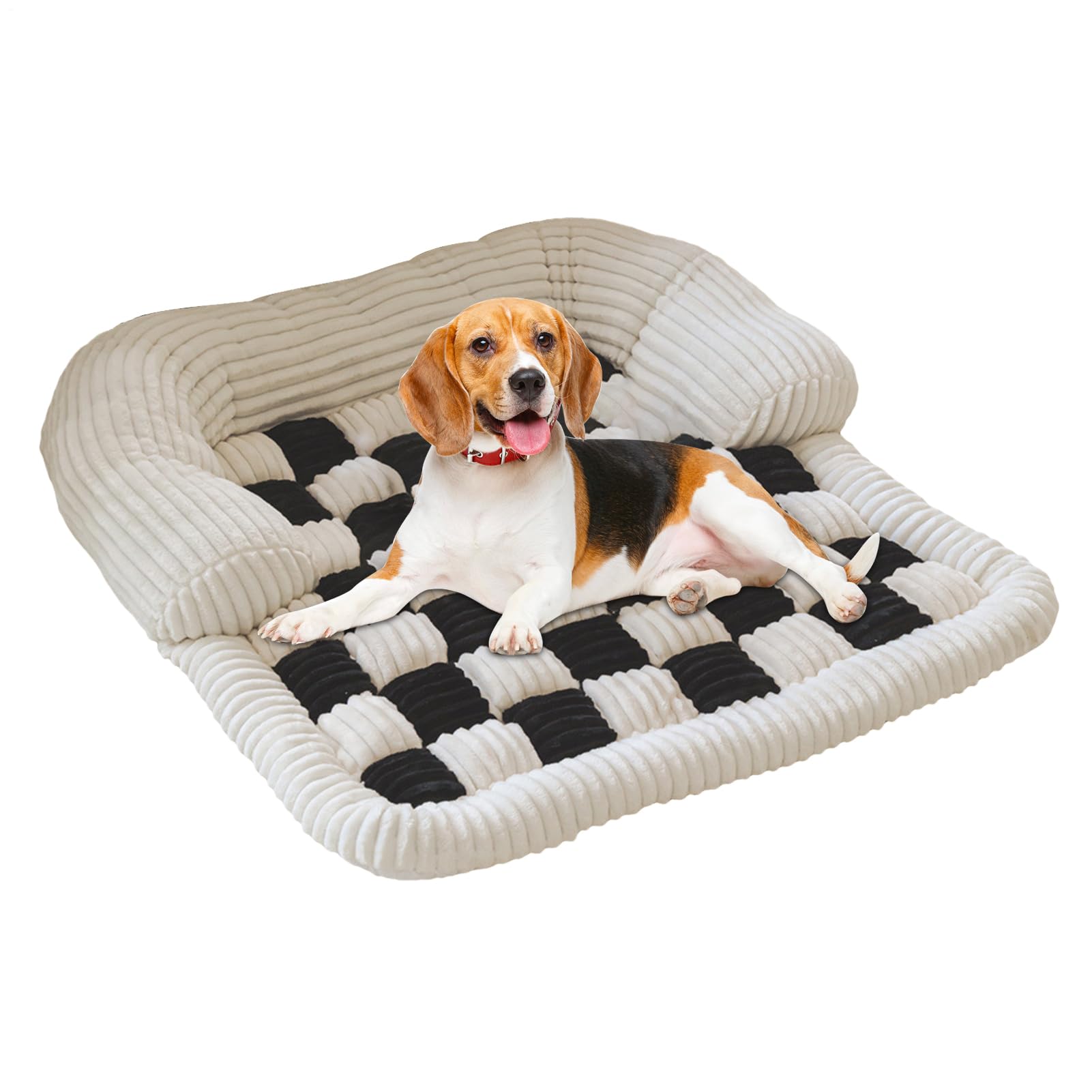 Housse de canapé pour chiens avec coussin carré épais lavable pour meubles