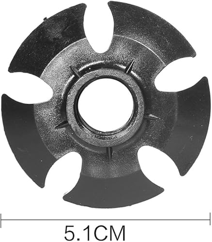 Miniatura 3 de Cesta de senderismo al aire libre, 5 unidades, bastones de senderismo de goma, cesta de arrastre de barro, cesta de disco de copo de nieve para