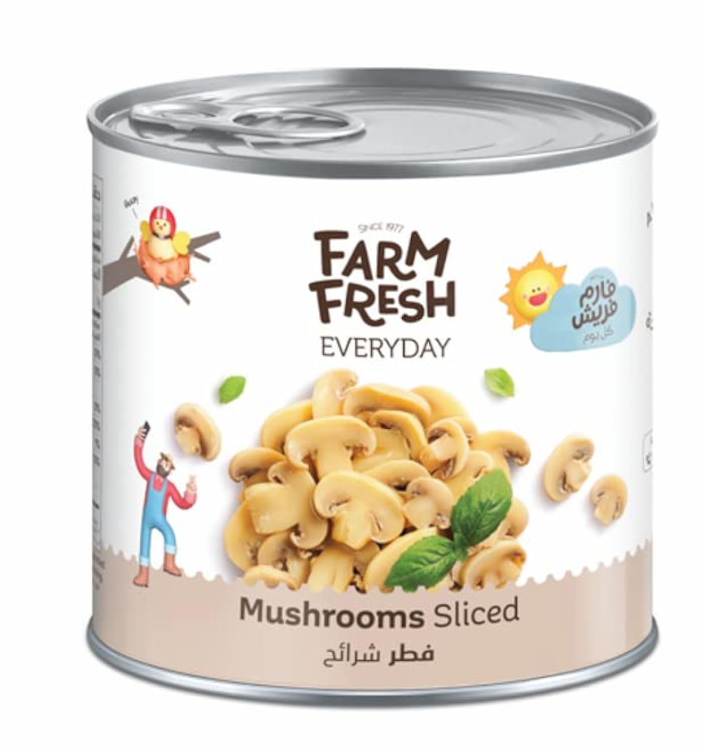 Farm Fresh Everyday Sliced Mushrooms 184 g