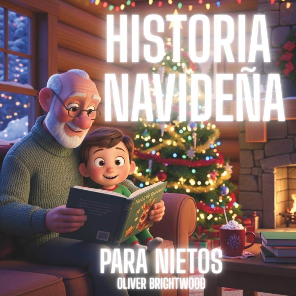 Historia Navideña para Nietos: Un entrañable cuento de Navidad en letra grande para crear momentos de lectura inolvidables entre abuelos y nietos