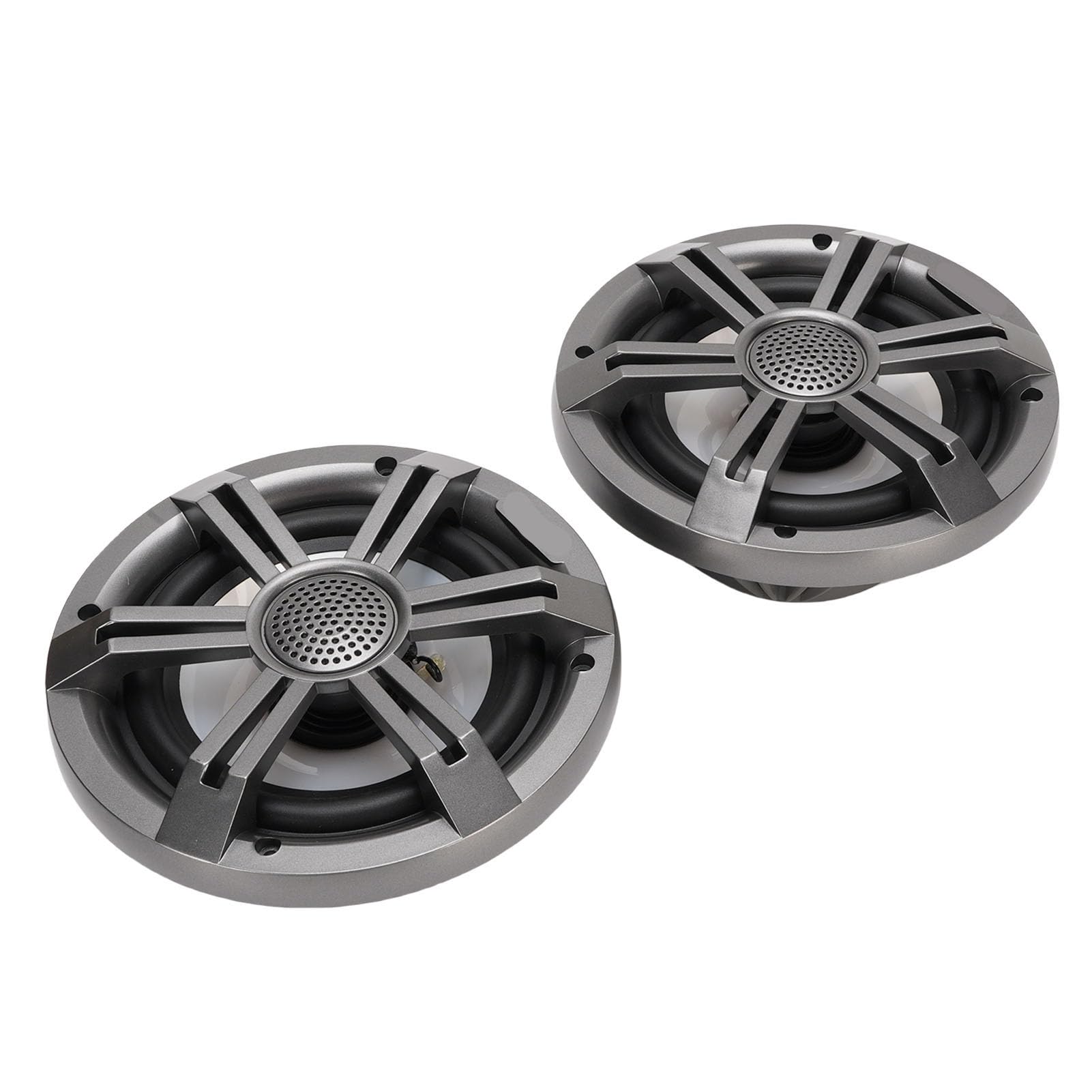 Hyuduo Altavoz de Sonido de Alta Potencia, Altavoz para Barcos Marinos, Luz RGB, Potencia Máxima de 150 W, Resistente Al Agua IP66, Adecuado para Coches, Barcos, UTV