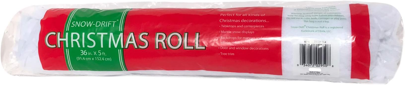 Lemax Christmas Snow Blanket Roll - Snow Drift 3 Ft x 5 Ft