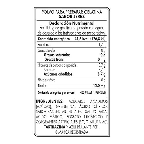 Miniatura 3 de D'Gari Gelatina Postre Jerez- Dgari Jerez - Paquete de 5 (JEREZ)