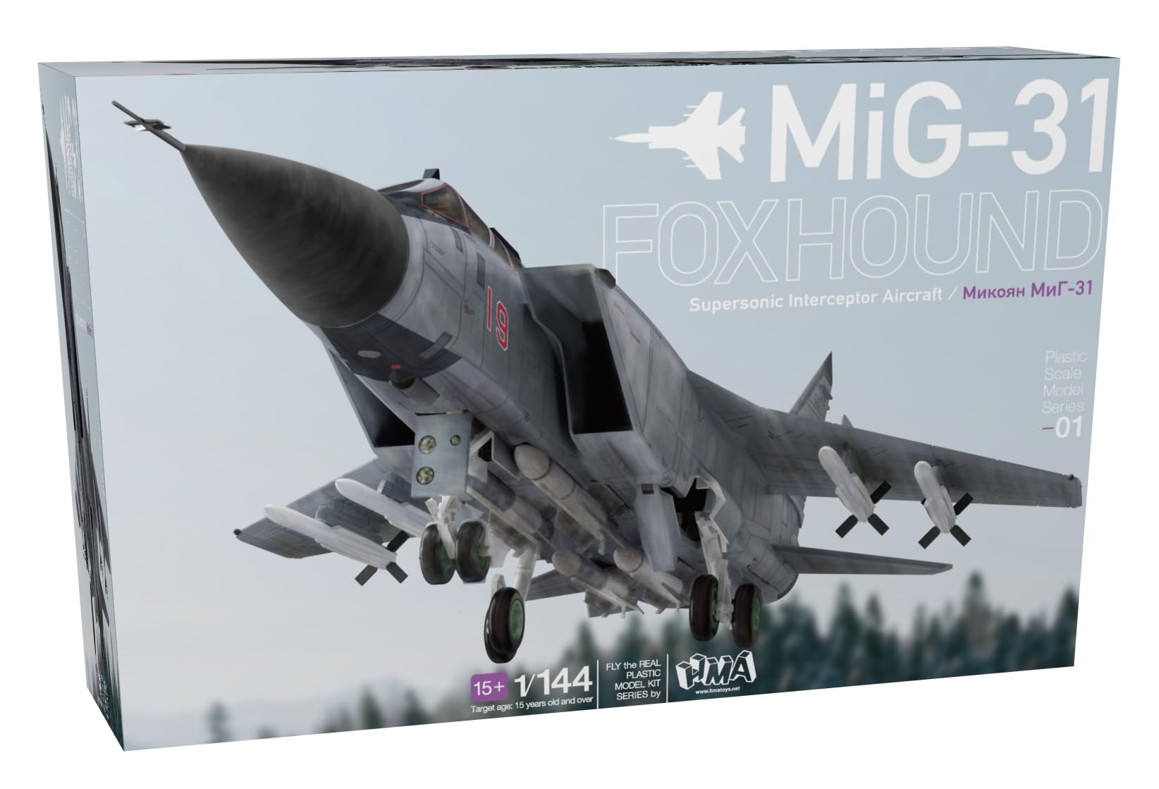 Amazon | HMA 1/144 MiG-31フォックスハウンド プラモデル