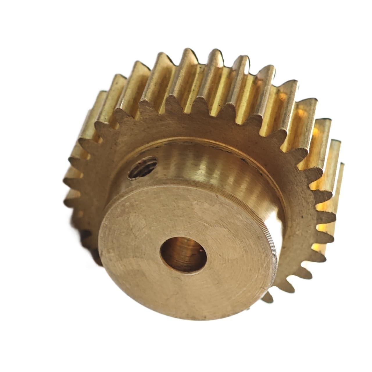 1 stücke 0,5 Modul 125 Zähne Messing Schritt Stirnrad 63,5mm Durchmesser Zylinderrad 0,5 M 125 T Gerade Zähne Stirnrad Ritzel Mechanisch(3.17mm bore)