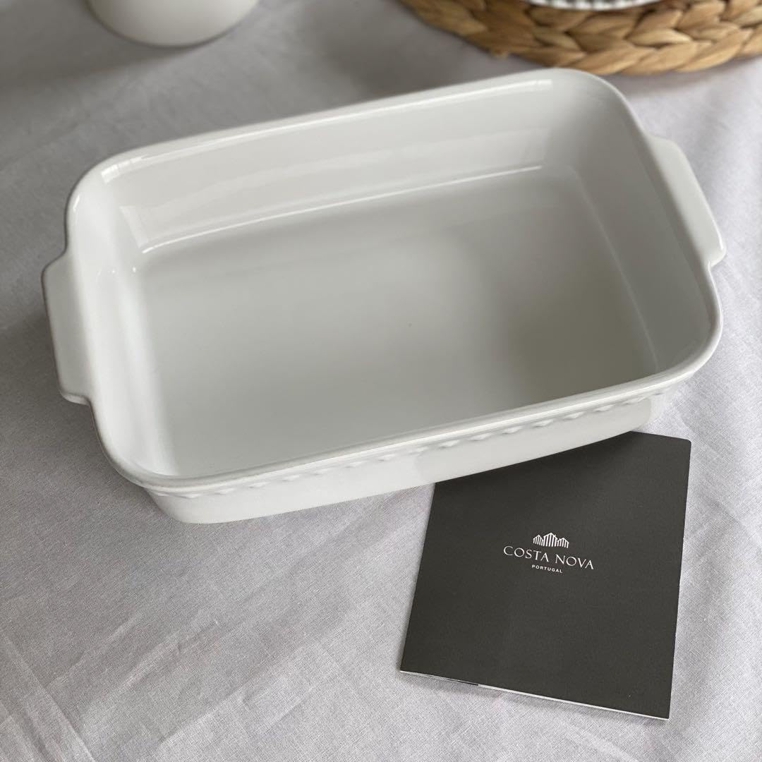 ??????? Generic Costa Nova Pearl Rectangle Baker Bakeware Gratin Dish, m71394310170