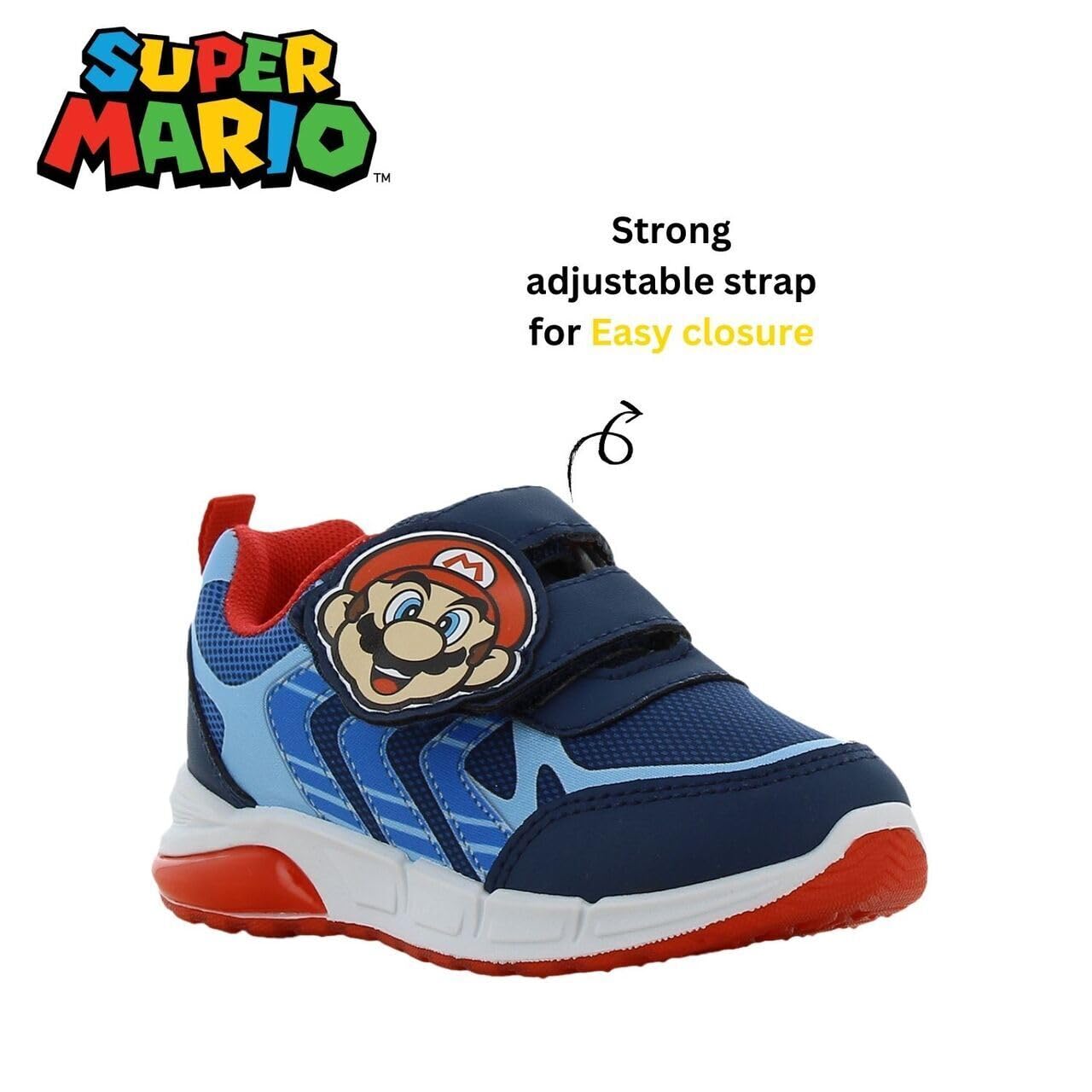 Leomil Super Mario Zapatillas Niño con Luces Deportivas