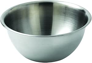 Dexam 17830424 Stainless Steel mixing bowl, 1.0 Litre, Silver