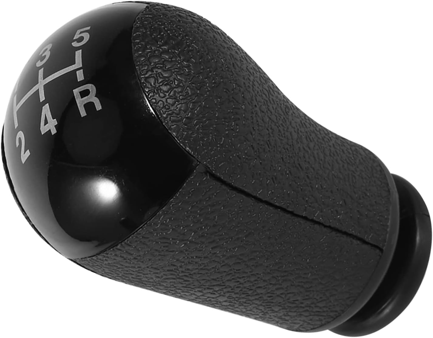 VGEBY 5 Speed Shifter Knob, Black, ABS Material, Compatible with Focus, Mondeo MK3, & More