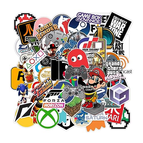 64x Adesivos Gamer Jogos Retro Decorativo 90's