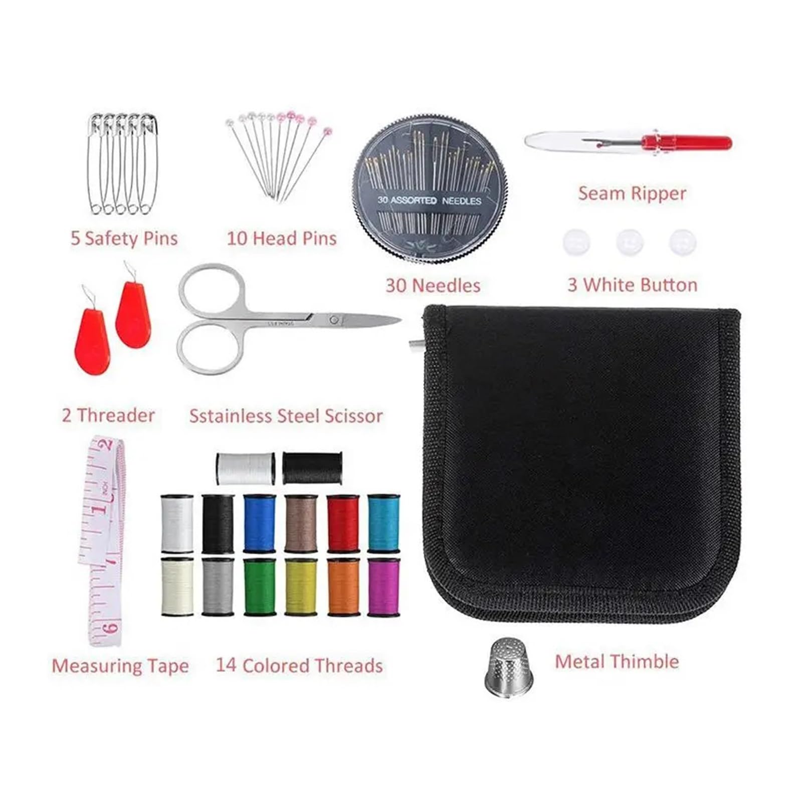 Przenośna Ręczna Maszyna Do Szycia DIY Ubrania Szycie Narzędzia Czarna Mini Zestaw Robótek Ręcznych Szycie Sprawia że Wszystko Wydaje Się łatwe(Set 4)