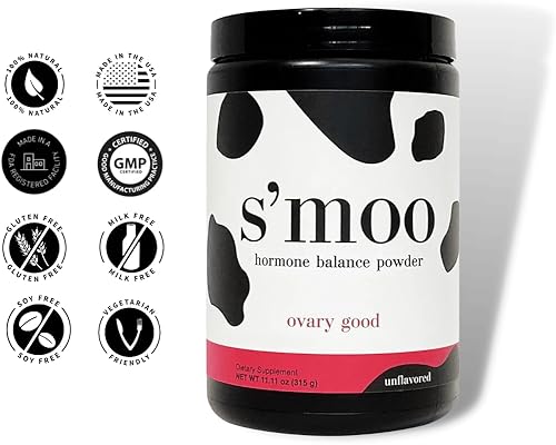 Miniatura 2 de S'moo Ovary Good - Sin sabor  Suplemento de SOP 7 en 1  Multivitamínico de PCOS, mezcla de mio-inositol, equilibrio hormonal para mujeres,