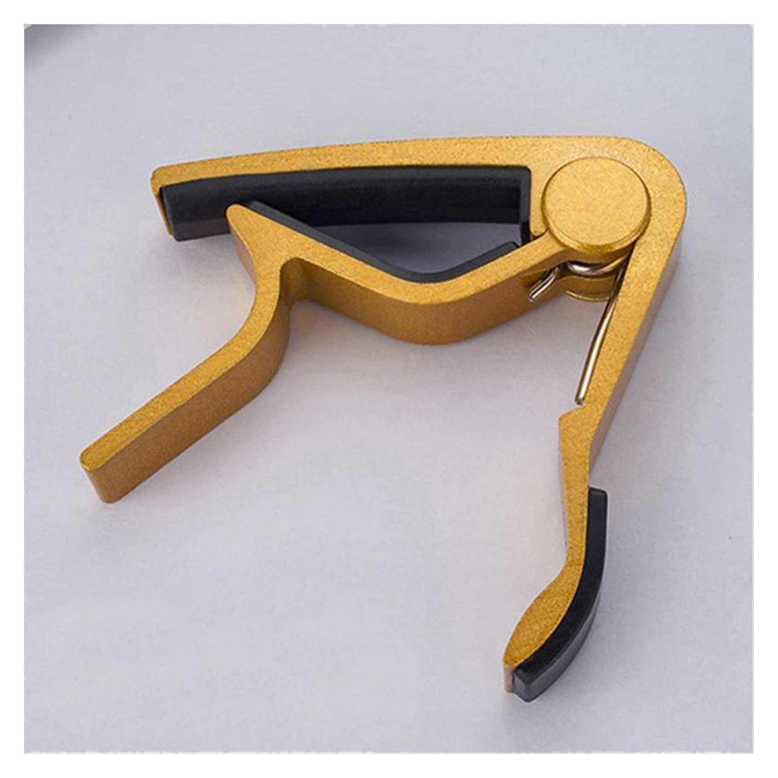 Guitar Capo Trigger Clamps do akustycznych elektrycznych gitar klasycznych akcesoria Crete Metal Capo części do gitary Instrument strunowy, gitara Capo (kolor: czarny) (żółty)