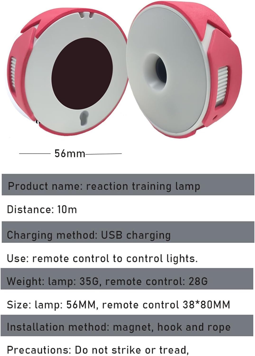 Luci da allenamento – Kit per allenamento di velocità a risposta agile, telecomando multi-modalità per allenamento di agilità e tempo, ideale per allenatori e palestre