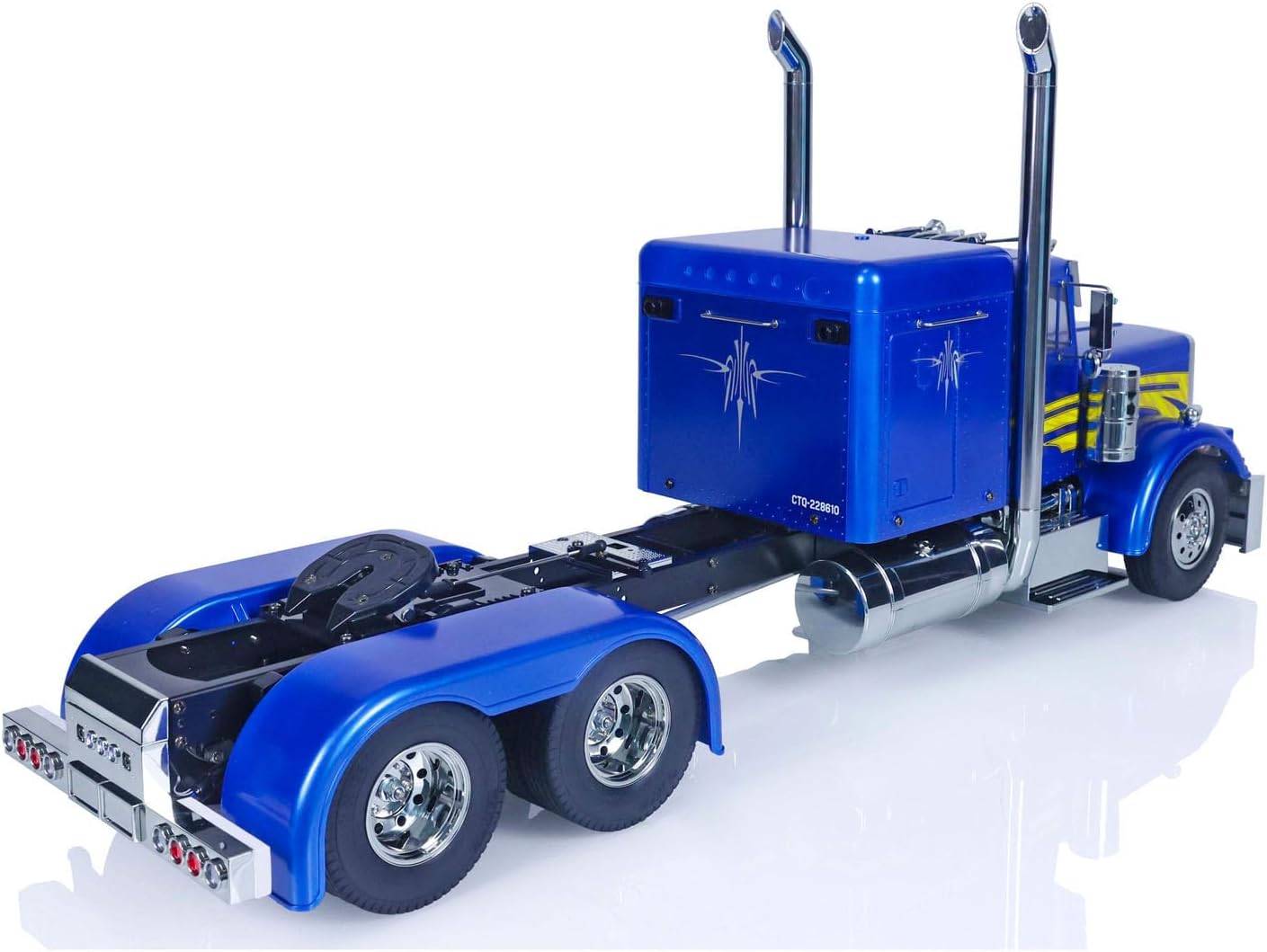 3 Axles 1/14 RC Tractor Truck 6x4 56344 RTR Remote Control Car with Sound Lights Hobby Grade Model for Adult Hobby(RTR Vertion)