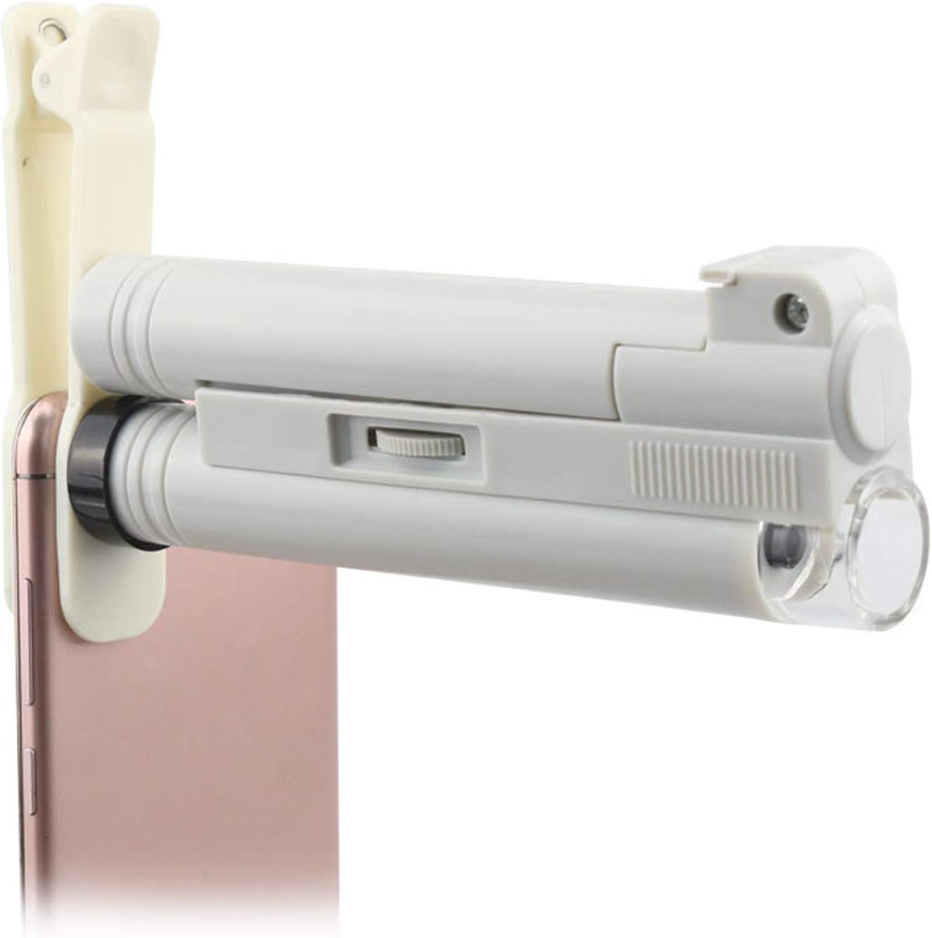 FAMKIT 150X Microscope with Scale Portable LED Lighted Pocket Microscope High Magnification