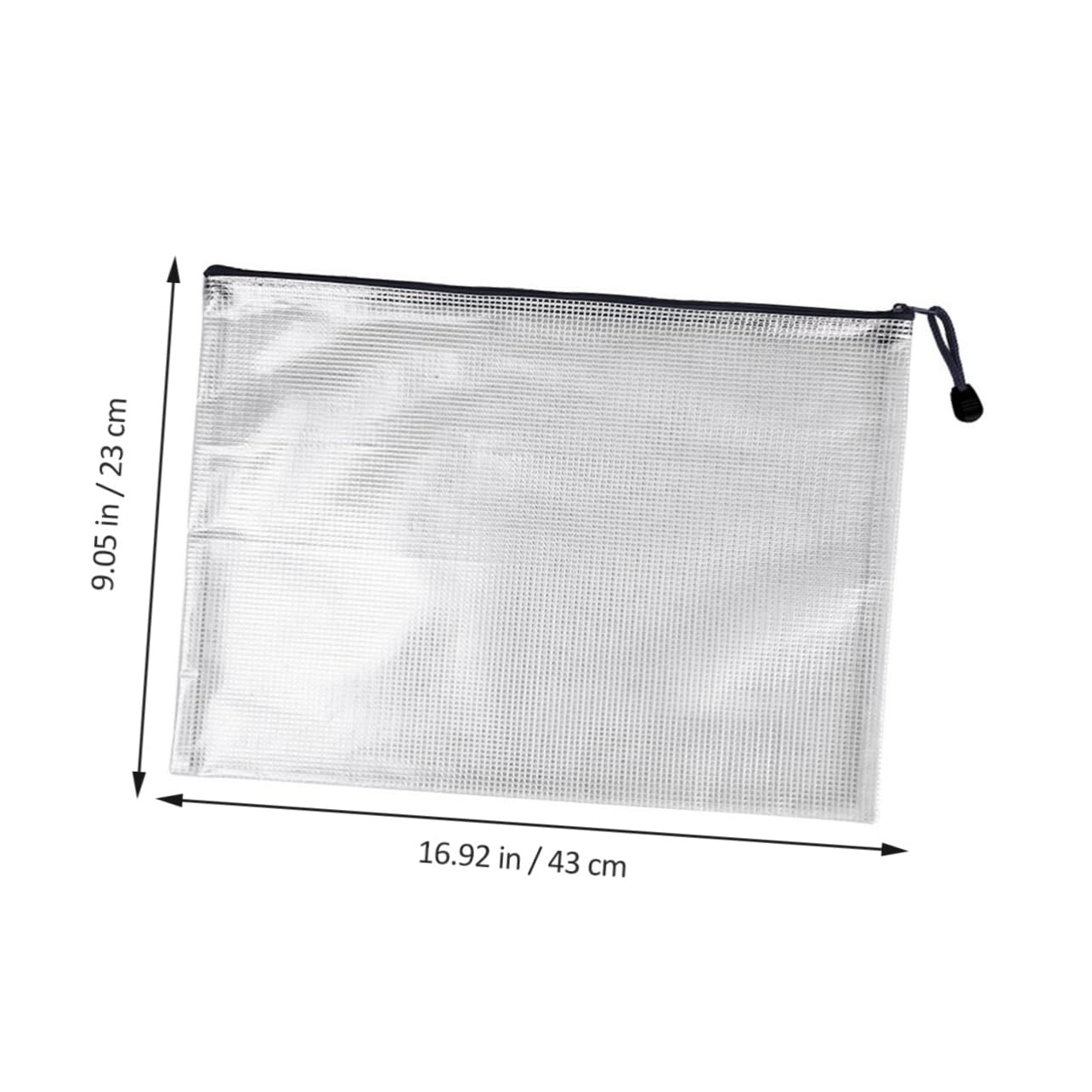 10pezzi Buste Portadocumenti in Plastica Pvc Cerniera Sacchetti Organizzatori Per Cancelleria Libri e Documenti Design Semplice e Durevole