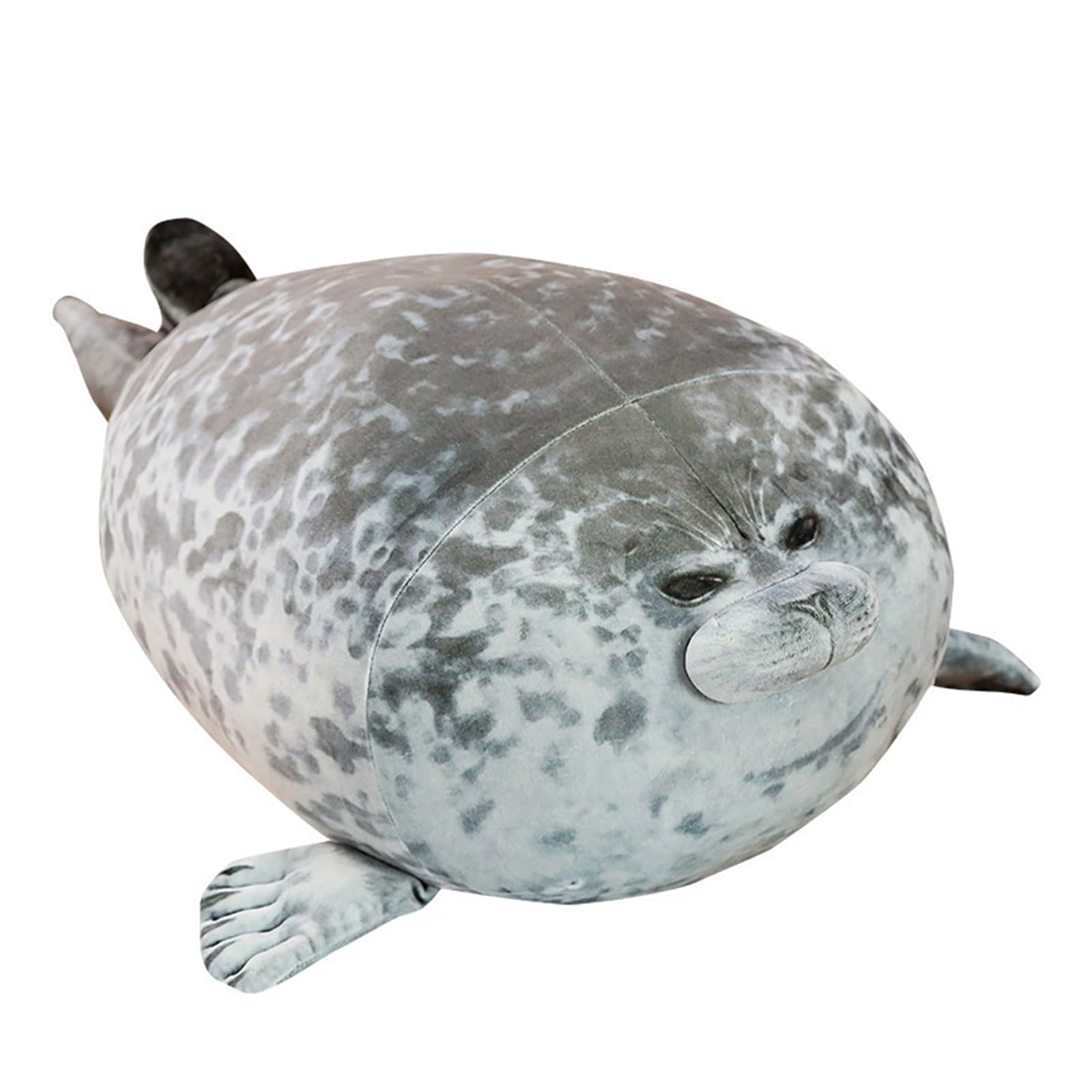 Dei tkeyts Seal Plush Toy, Chubby Seal Plush Pillow, Soft Hugging Pillows, Realistic Stuffed Animal, Cute Stuff for Bedroom, Living Room & Office Sofa Decor (11.8 inch)