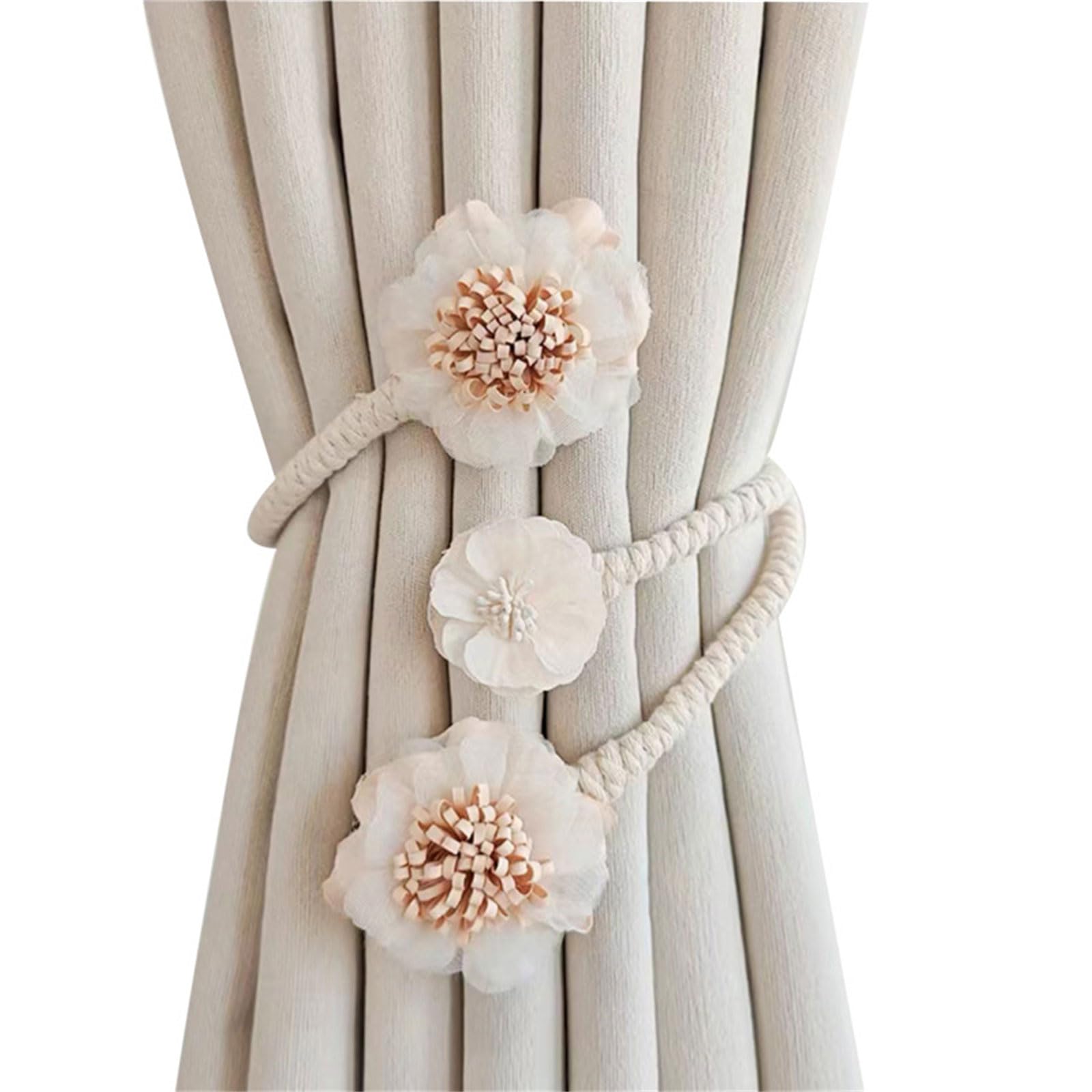 Curtain Clips Decorative Window Curtain Holdbacks Metal Rope Flexible Curtain Tieback Buckle Home Decor Tie
