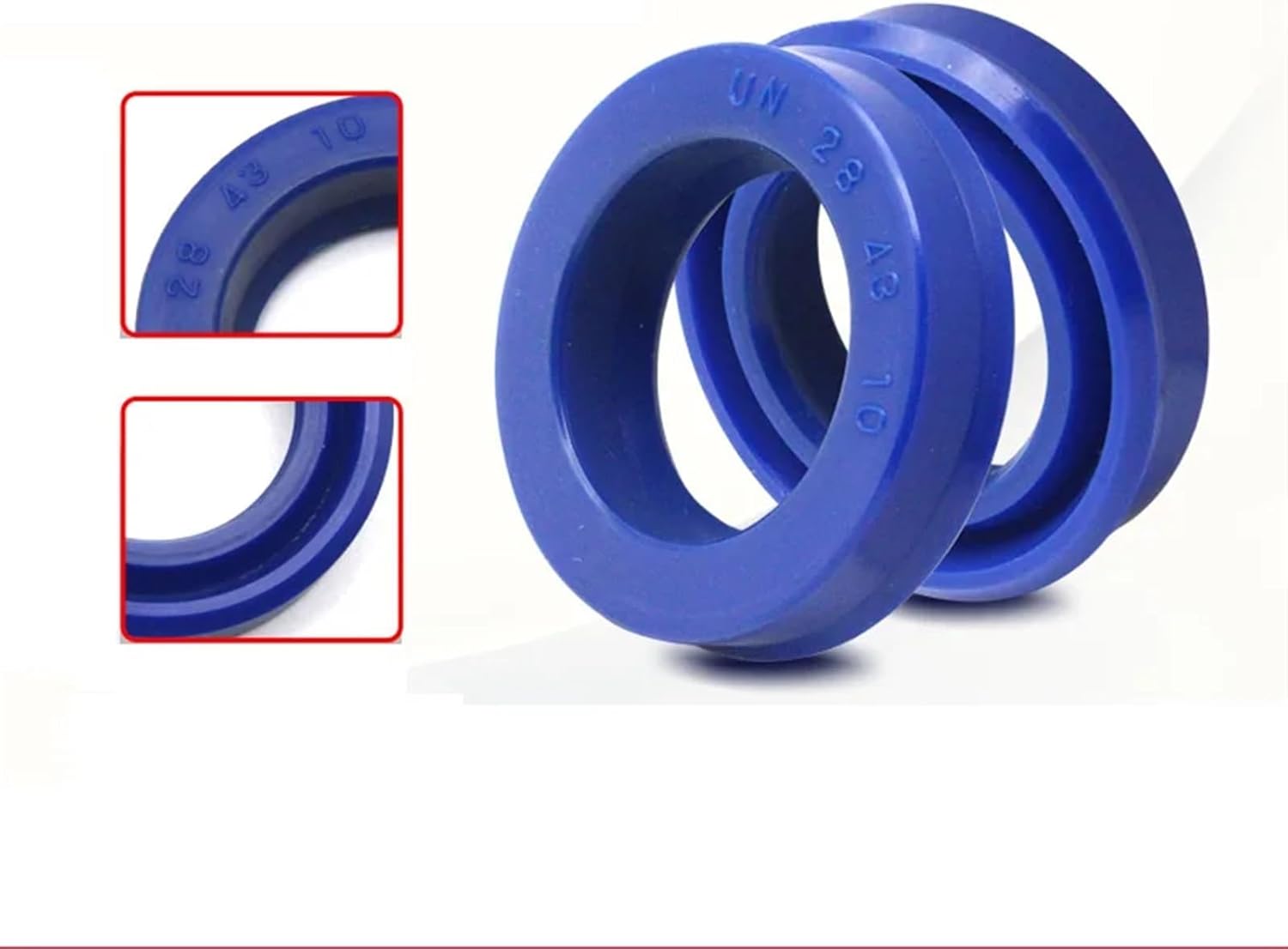 5Pcs UN/UHS/UNS Oil Seal Hydraulic Sealing Ring U Type Y Type Cylinder Hydraulic Rod Shaft Piston Seal Rubber Ring(UHS 71x80x6 (5Pcs))