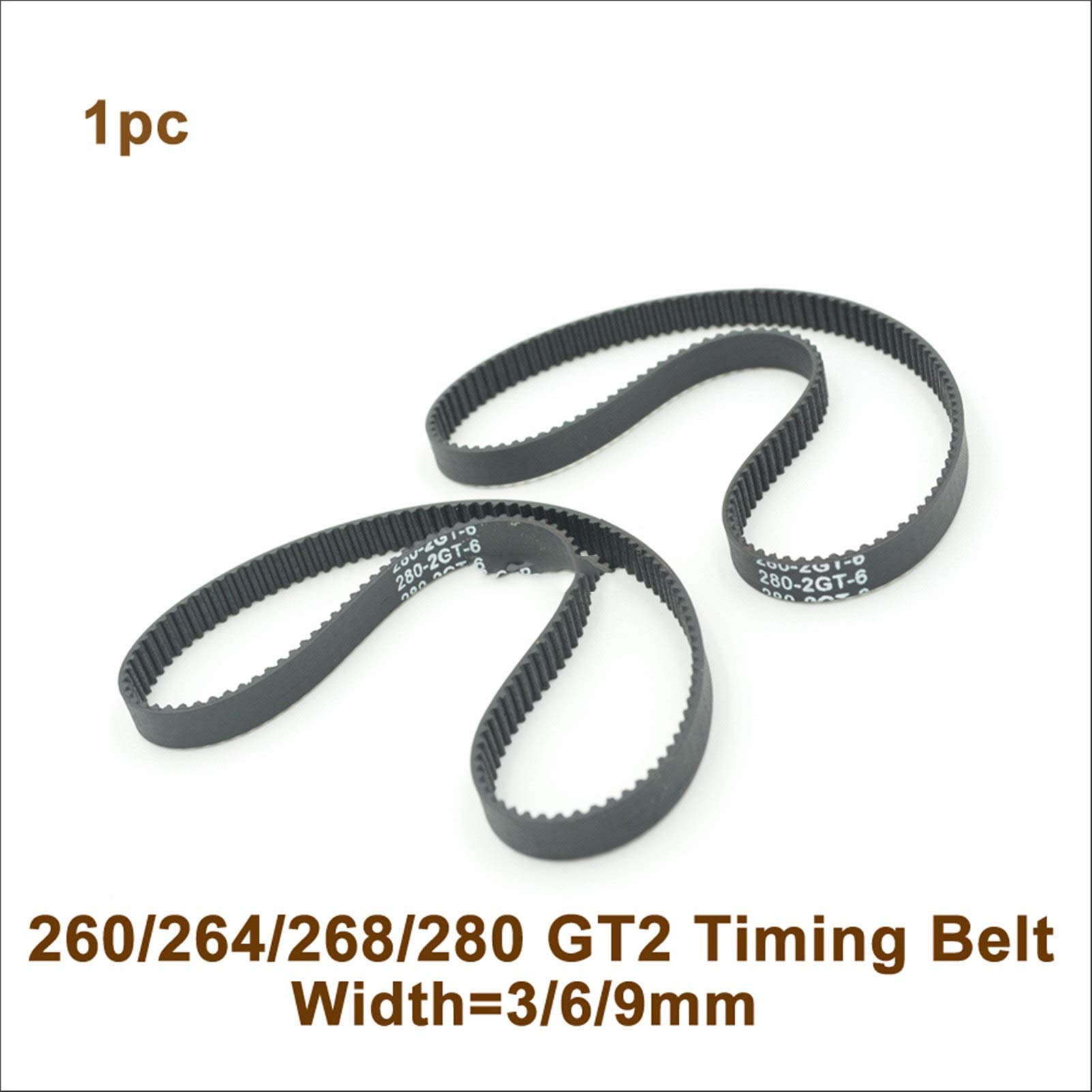 l！ Amazon.com: Syu-Belt Timing 2GT Timing Belt, W=3/6/9mm, Teeth 130
