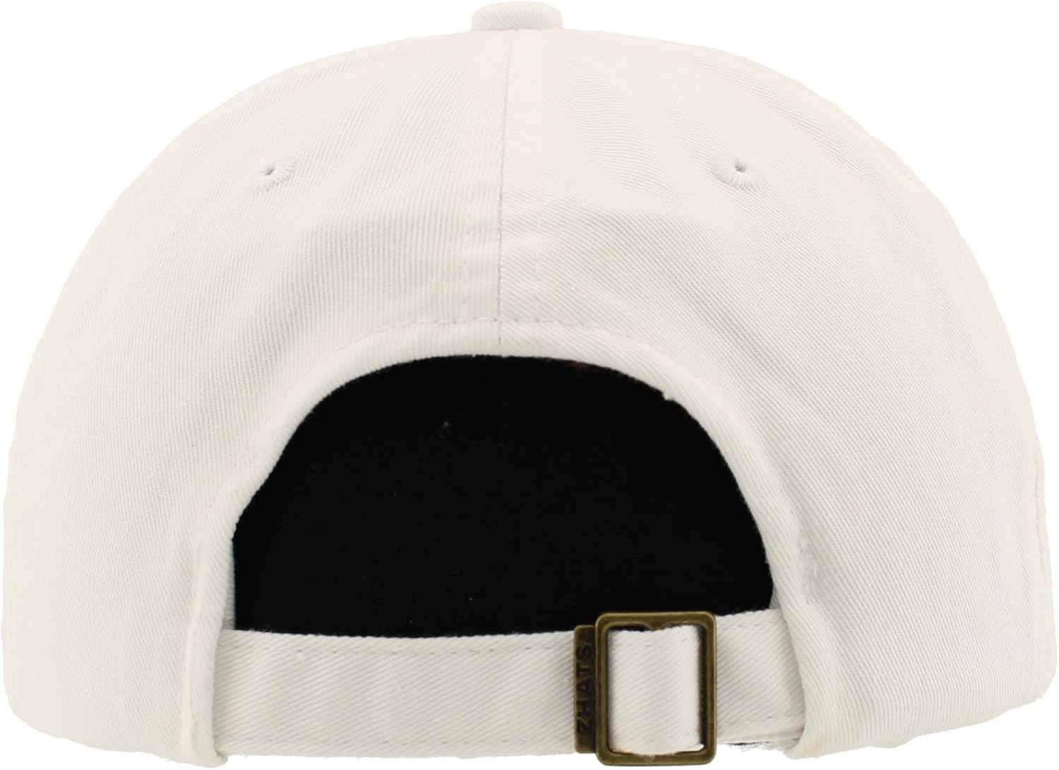 ZHATS NCAA Unisex-Adult NCAA Officially Licensed Hat Scholarship Classic White