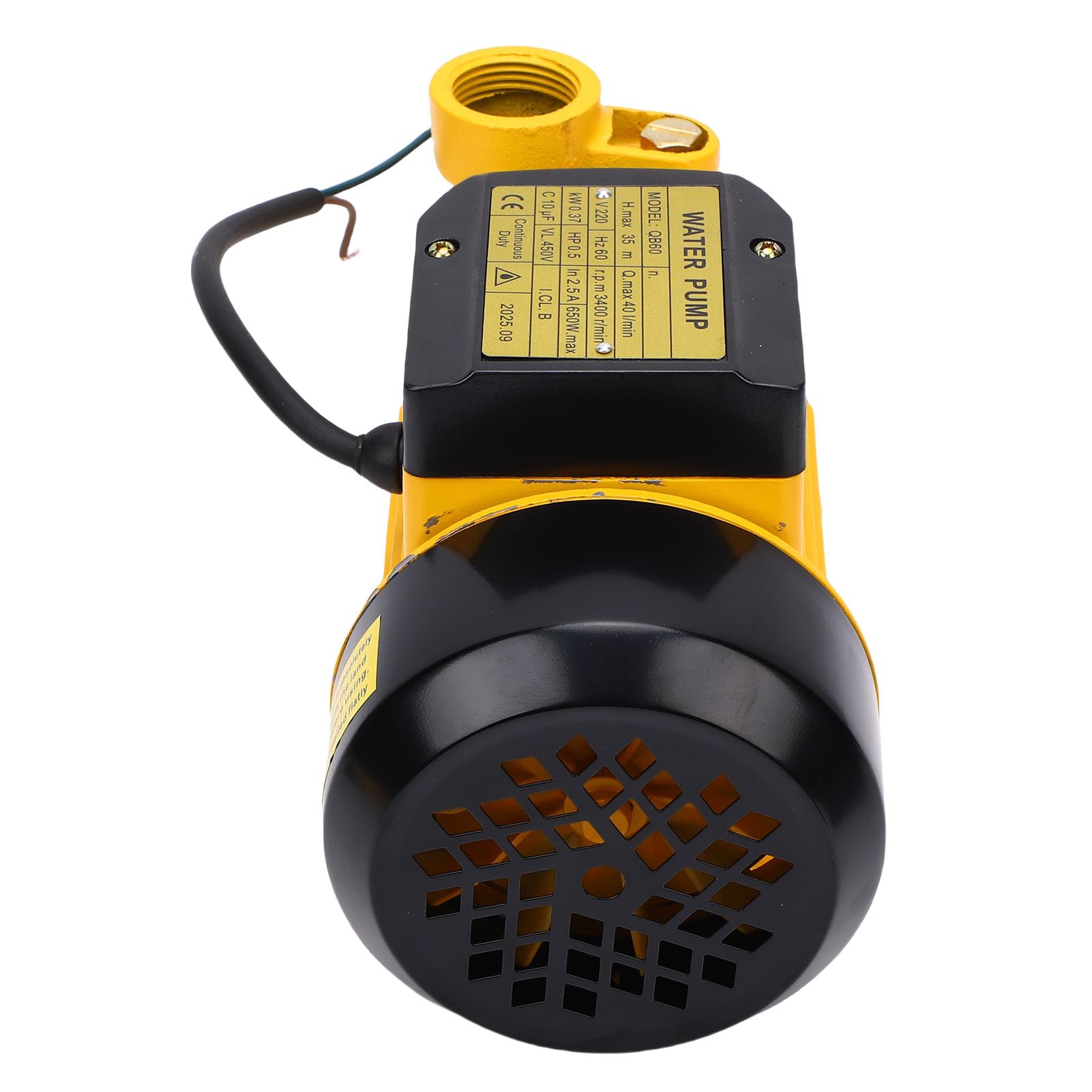 Topiky Bomba de Agua Centrífuga Eléctrica de 650 W, Presurización Duradera para Riego de Acuarios y Piscinas de 1 Pulgada