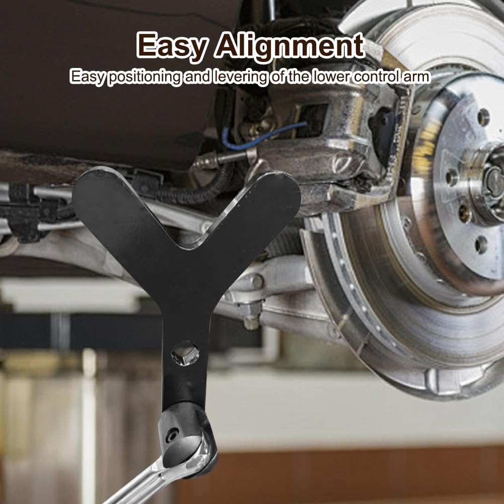 Strumento di Rimozione Braccio di Controllo Inferiore e Giunto Sferico Auto, Hebelwerkzeug Querlenker, Strumento a Y per la Rimozione di Querlenker e Giunti Sferici, Lower Ball Joint Pry