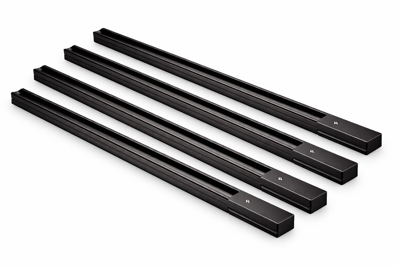 JACKAL 1 Meter Aluminium Track Channel for Track Lights, Surface Wall Mount Ceiling Rail, Heavy Duty Lighting Track Bar for Home, Showroom, Shop & Office Lighting (4)