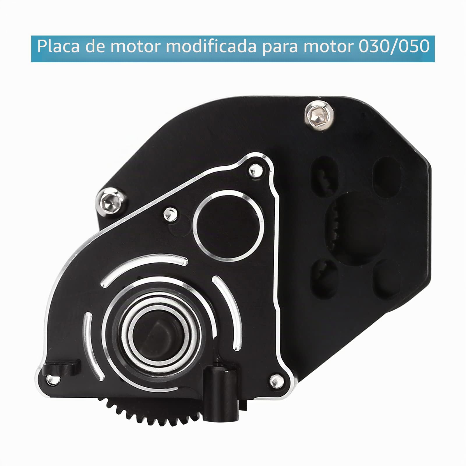 INJORA Transmisión Caja de CambiosCompleto con 0.3 Mod Engranaje para SCX24