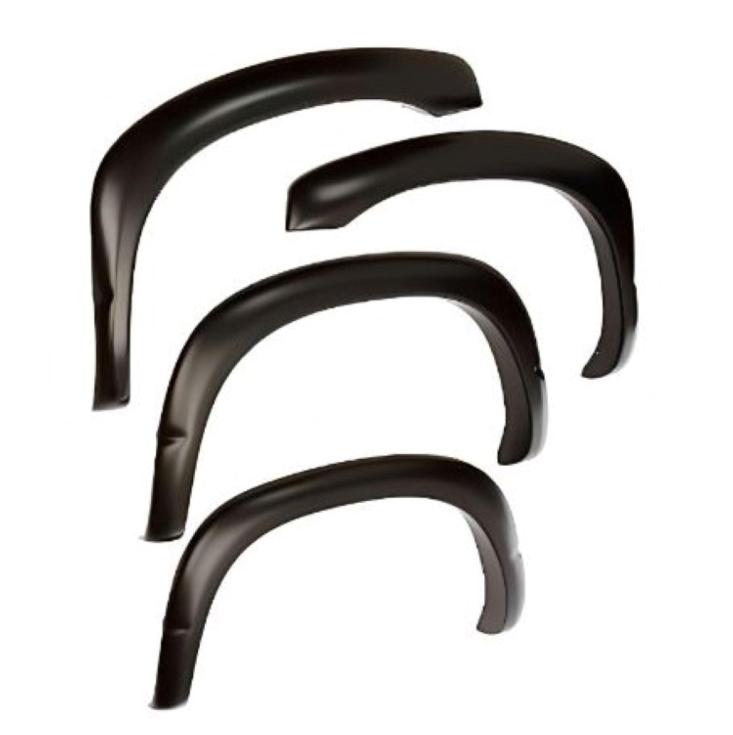 Bushwacker OE Style Factory Front & Rear Fender Flares | 4-Piece Set, Black, Smooth Finish | 150900-02 | Fits 2006-2010 Hummer H3