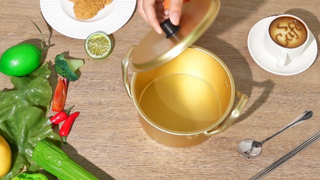 Amazon.com: Tioncy 2 Set Korean Ramen Pot 2 Ramen Cooking Pot with