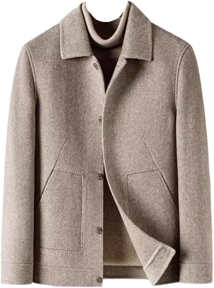 Thickened Down Inner Jacket, men's Jacket, Double-sided Woolen Jacket, men's Winter coat