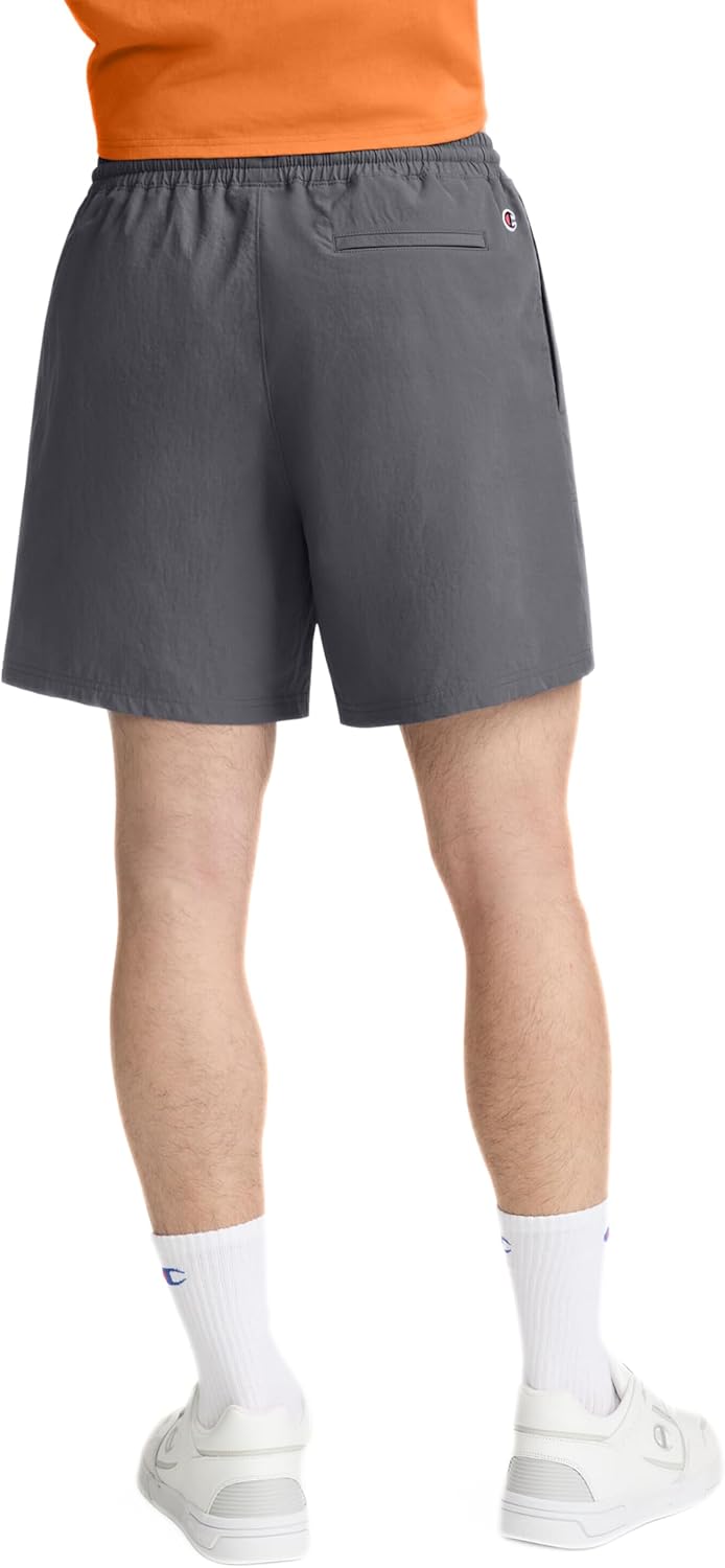 Champion Mens Classic Woven Short, 6", Script Logo - Image 2