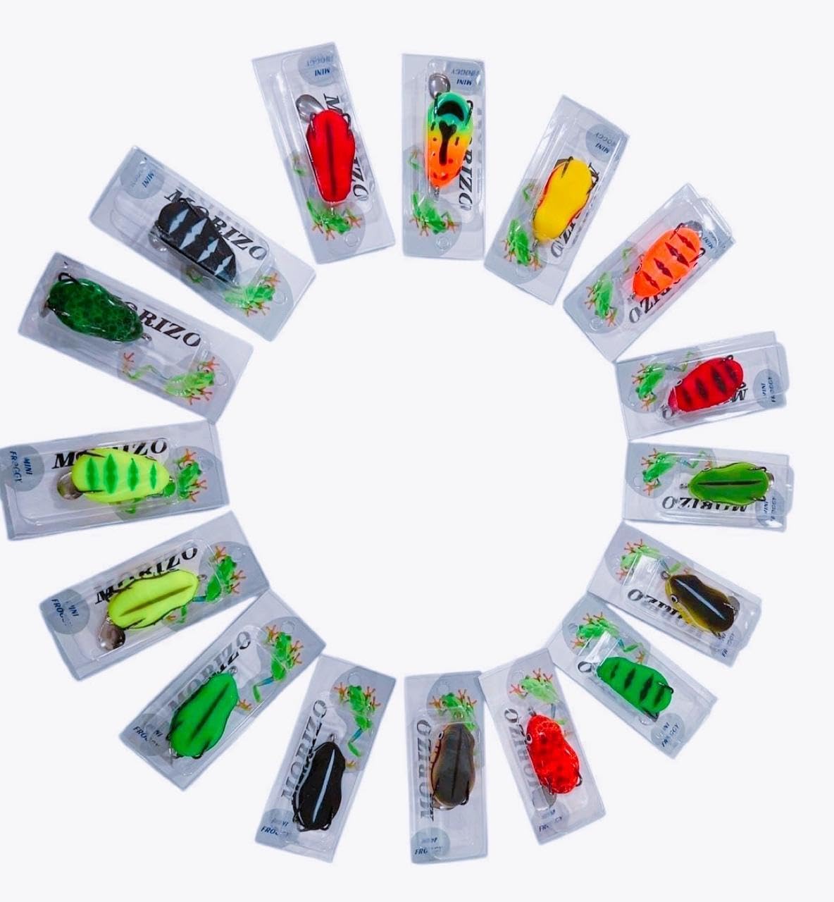 Mini Morizo Fishing Lures Set, Multi-Colour Hard Bait Collection