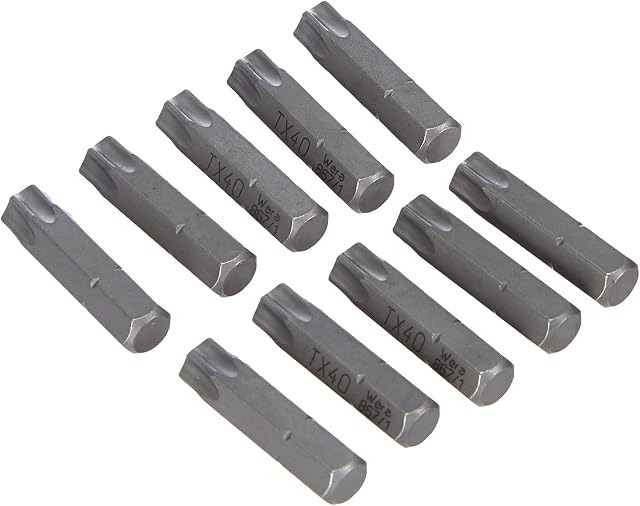 Wera 05072412001 Torx Extra-Tough Bits 867/1 Z TX40 x 25 mm, Pack of 10
