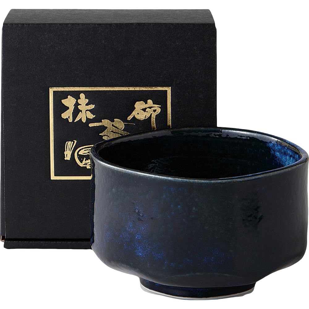 Mino Ware Matcha Bowl Aoman Kiln Chawan 4.7in Porcelain Tea Ceremony