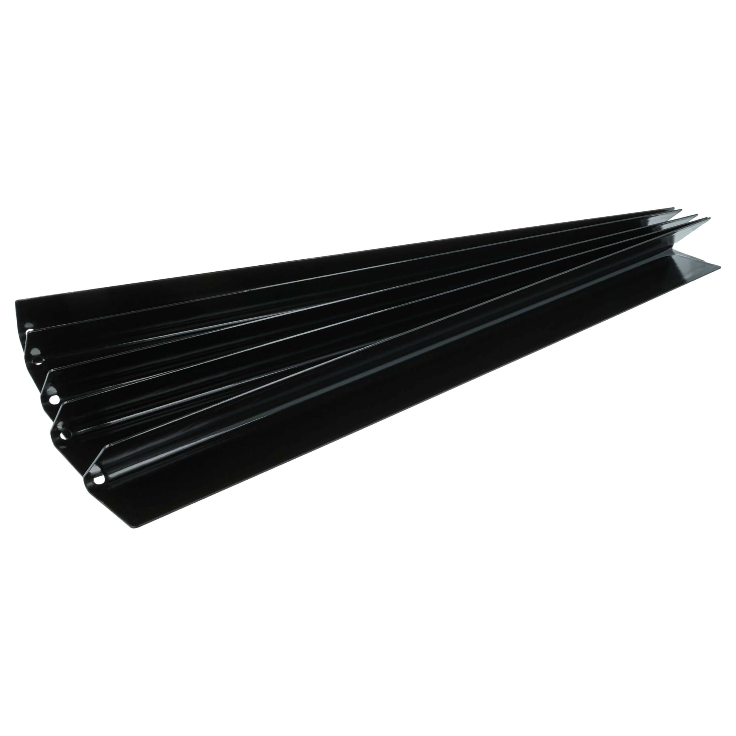 vhbw 5X Aromaschienen kompatibel mit Weber 2371698, 3711001, 241298, 4411001 Gasgrill, Grill - porzellanemaillierter Stahl, 54,5 cm Länge