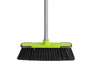 Green Indoor Broom for Hardwood Floors