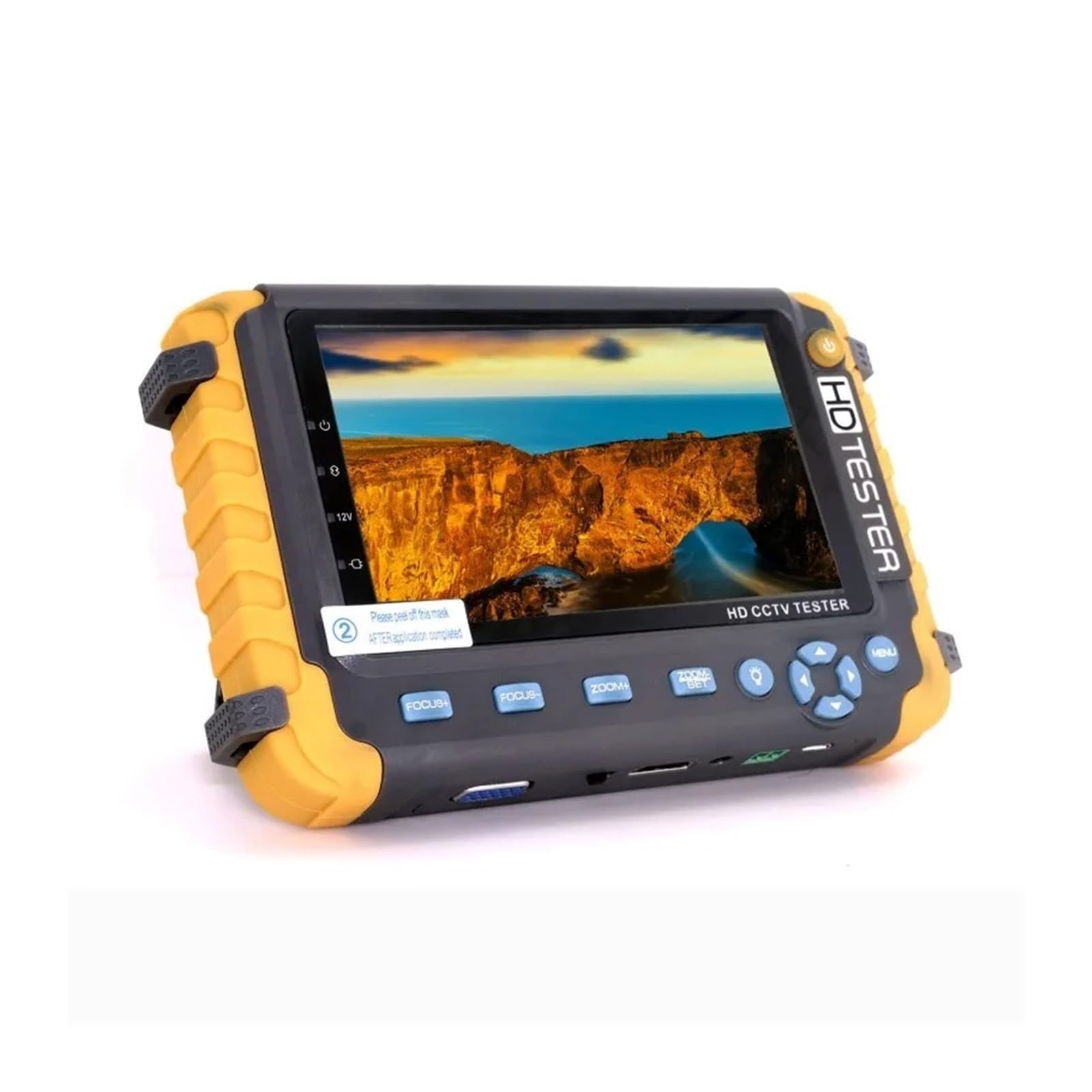 Mooilko Iv8w 5 Inch Cctv Tester Monitor 8Mp Tvi Ahd Cvi Cvbs Security Camera Tester Support Ptz Vga Input Cctv Tester Ahd Camera Monitor Network Test(Iv8w)