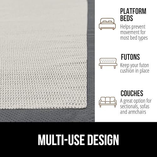 Miniatura 5 de Gorilla Grip - Original almohadilla antideslizante para colchón, ayuda a evitar que la cama y el somier se deslicen, el cojín funciona en sofá y