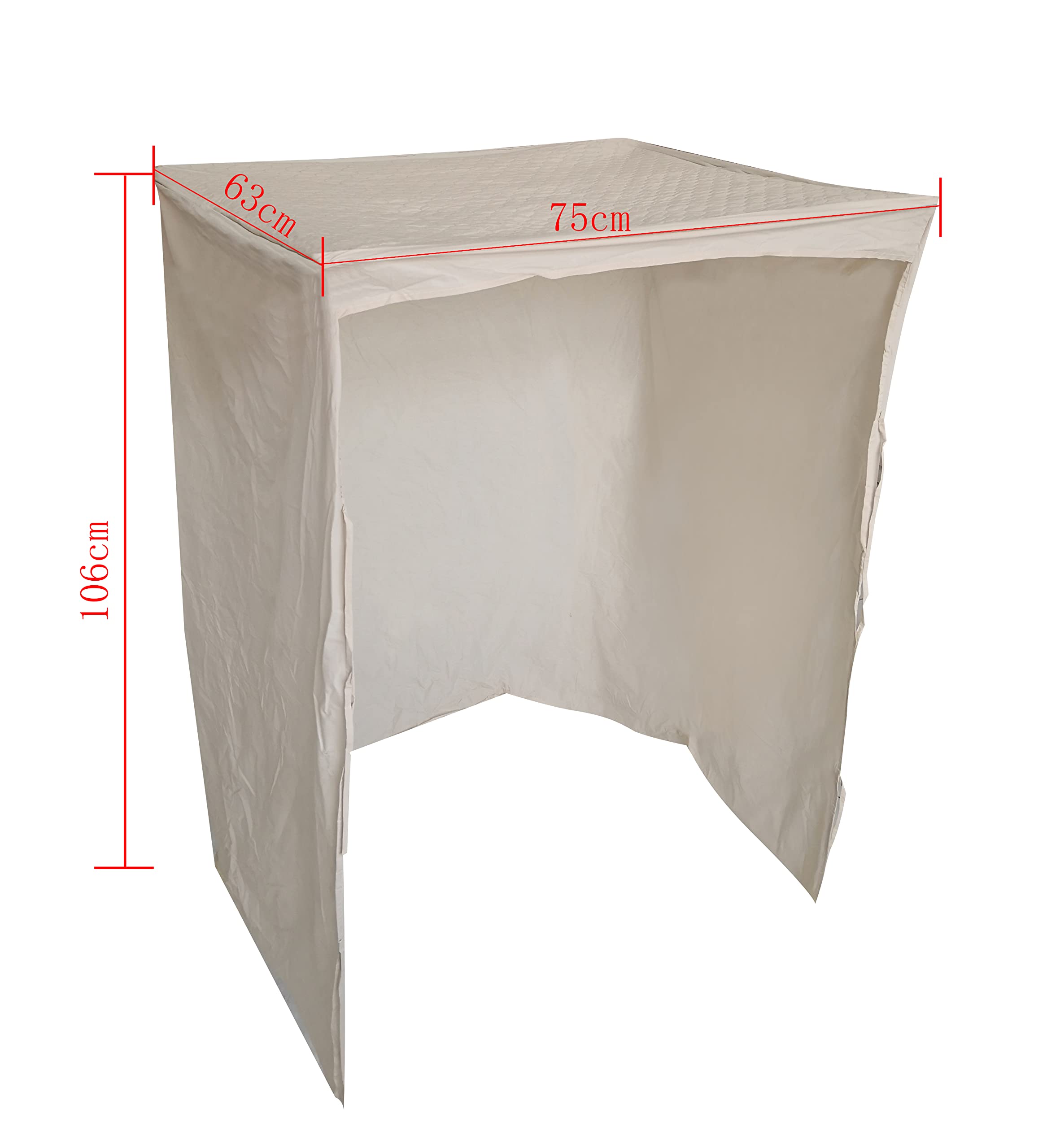 Funda de vinilo impermeable para lavadora, secadora