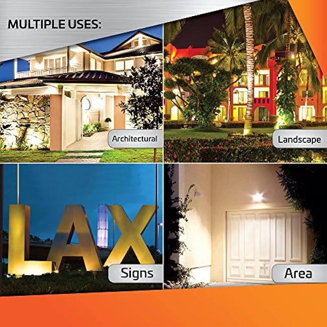 Newhouse Lighting WW15BRZ-2 16-Watt Outdoor Die-Cast Aluminum LED Wall Wash Flood, Weatherproof Landscape Lighting 1500 Lumens, 3000K Warm White, 120-277V, 1/2 Knuckle Mount, Bronze, 2-Pack