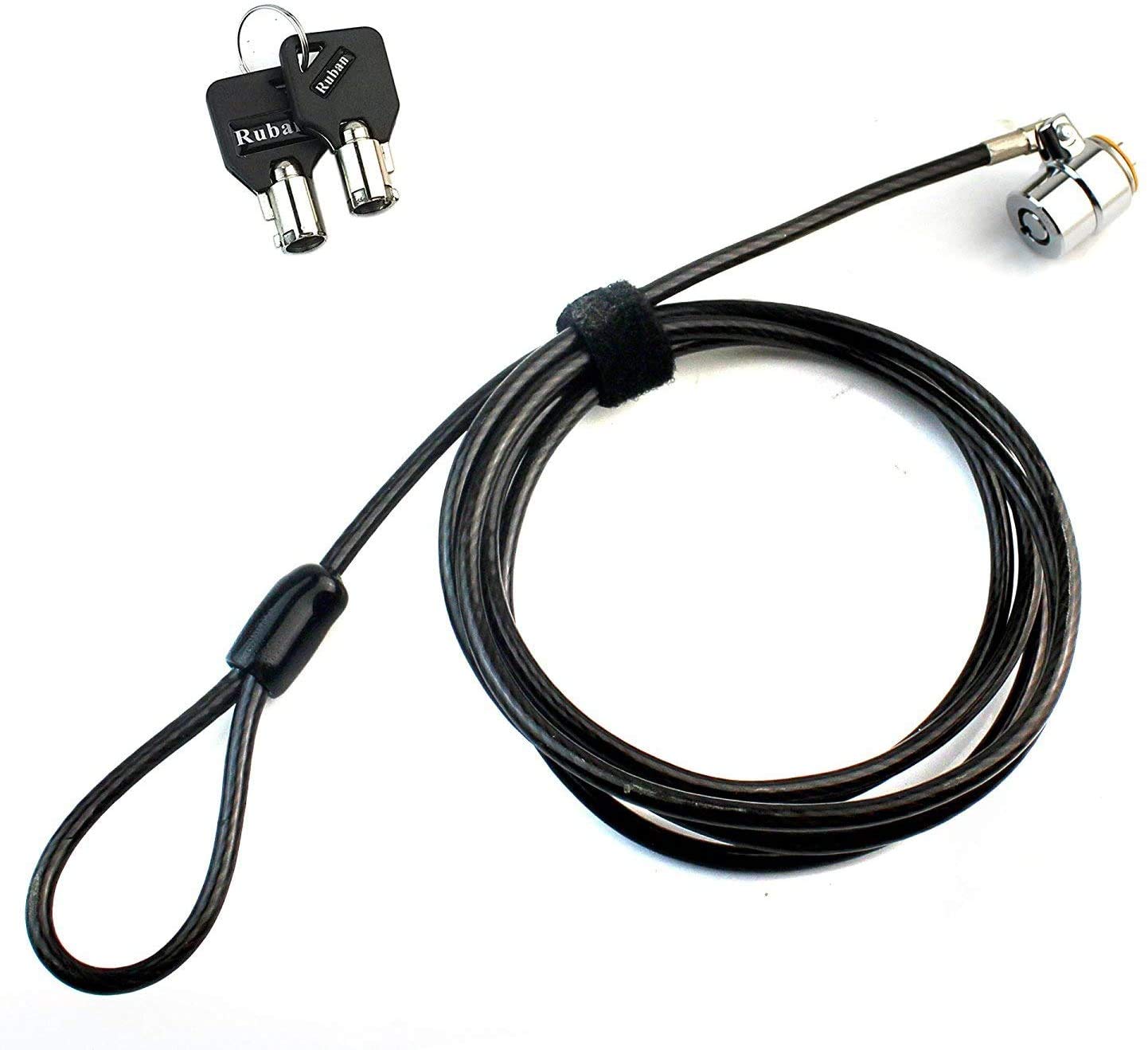 Amazon.com: Tether Lock and Security Cable: Device to Countertop, Two Keys  6.6 Foot (Black) : Electronics