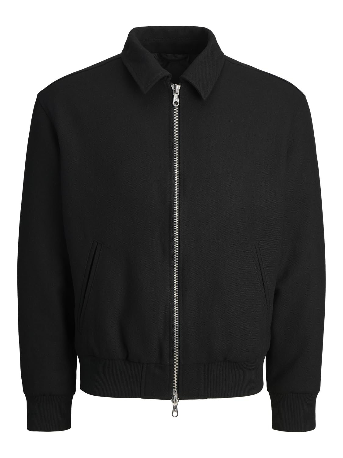 JACK & JONES Herren Jcocover Bomber Jacket, Black, s