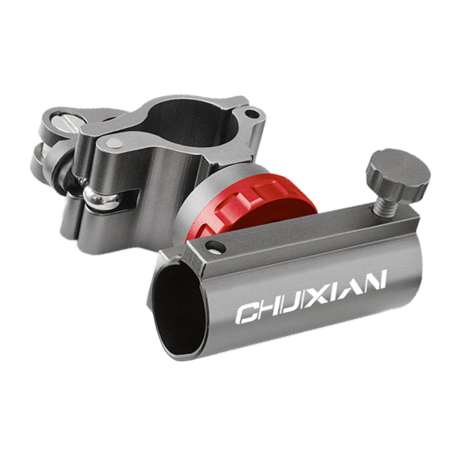 Fancyes Fishing Rod Holder 360 Aluminum Deck Mount Rod Holder 23-27mm Universal Inner Diameter