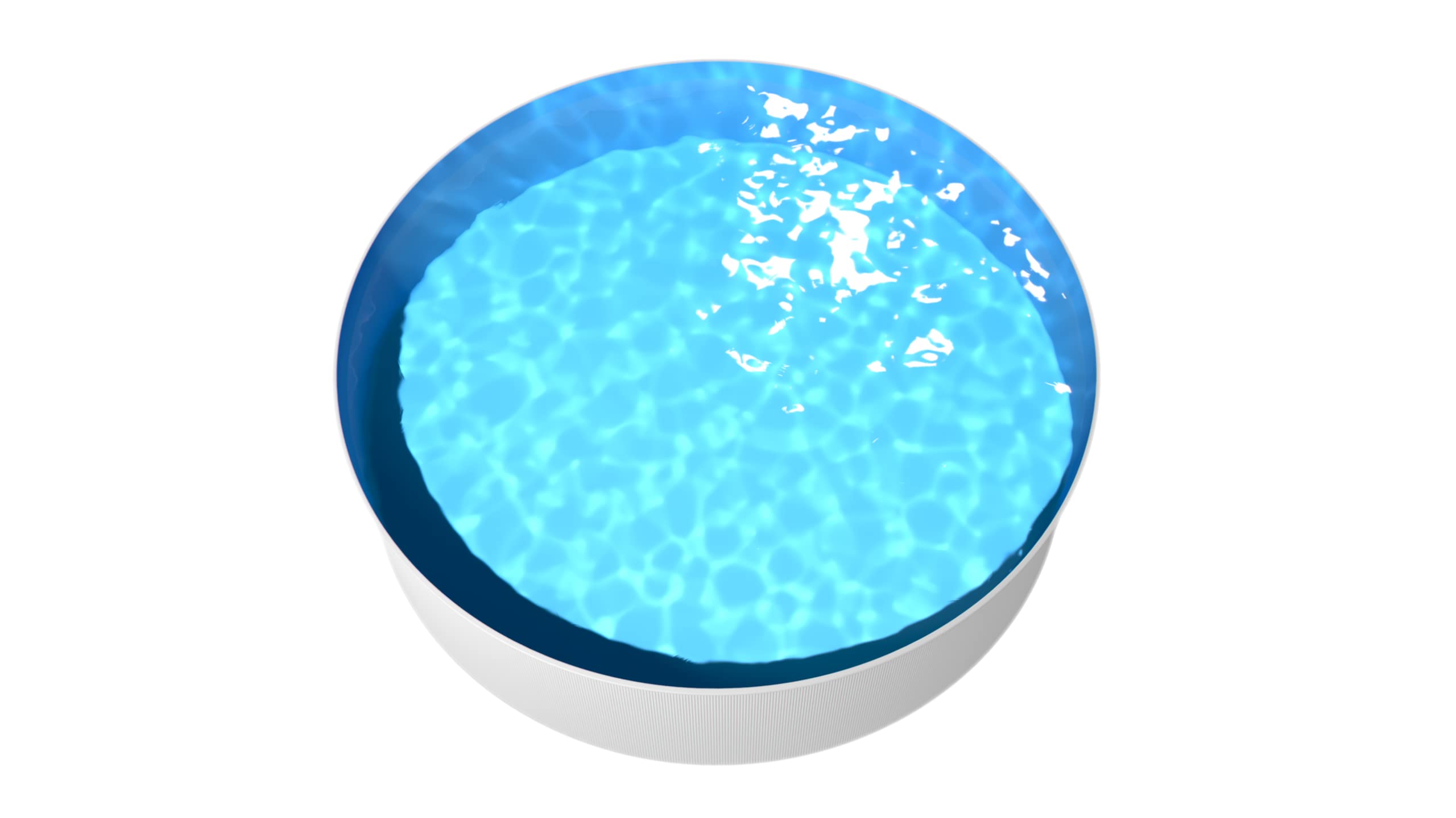 Steinbach Stahlwandpool New Splasher Secure – 011002 – Ø 350 x 90 m – Runder Pool in Weiß und blauer Innenfolie für bis zu 7.800 l Wasserinhalt – Mit Einhänge-Kartuschenfilteranlage und Leiter